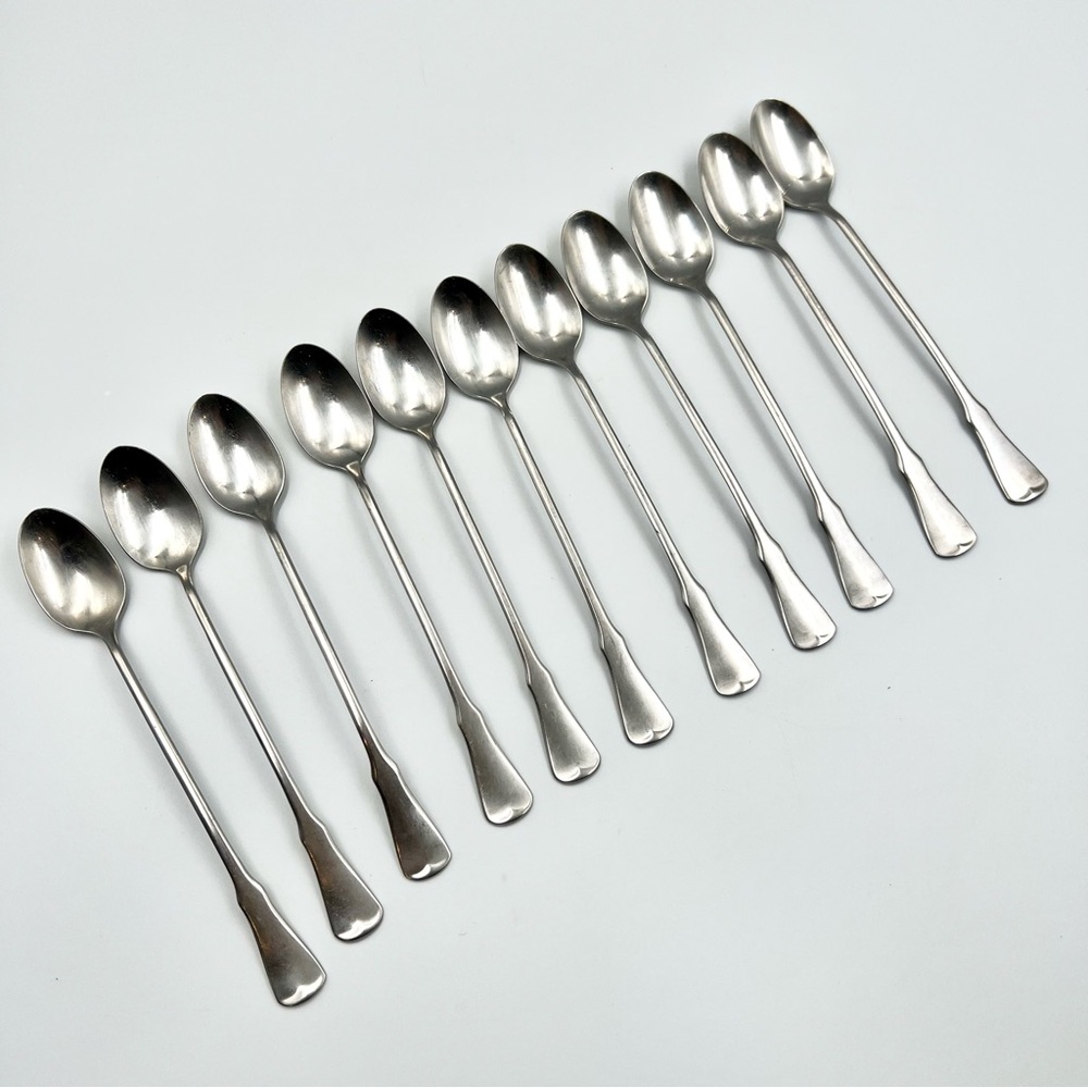 Oneida Community Patrick Henry Iced Tea Spoons Set of 11 Stainless